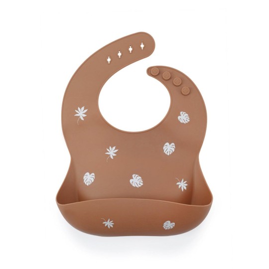 Soina - Bavaglino in silicone - Colori Soina: Tropicale Castagna