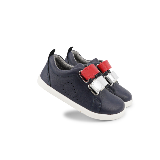 Bobux - Scarpine I-Walk Grass Court Switch - Taglia Scarpe: 23, Colore Bobux: Navy