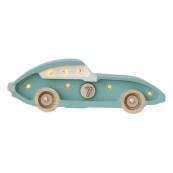 Little Lights - Lampada LED Macchina da corsa Blue con regolatore di luminosità - Fatta a mano