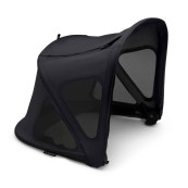 Bugaboo - Cappottina Breezy per Bugaboo Fox 3 e Cameleon 3 - Adatta per navicella e passeggino - Colori Bugaboo: Midnight Black