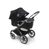 Bugaboo - Cappottina Breezy per Bugaboo Fox 3 e Cameleon 3 - Adatta per navicella e passeggino - Colori Bugaboo: Midnight Black