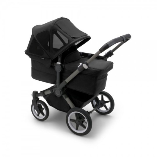 Bugaboo - Cappottina Breezy per Donkey - Perfetta per l'estate! - Colori Bugaboo: Midnight Black