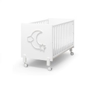 Erbesi - Lettino trasformabile Little Moon - Colore: Bianco