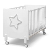 Erbesi - Lettino trasformabile Little Star - Colore: Bianco