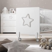 Erbesi - Lettino trasformabile Little Star - Colore: Bianco
