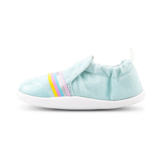 Bobux - Scarpine Xplorer Scamp - Taglia Scarpe: 18, Colore Bobux: Aqua/Rainbow