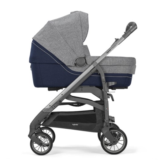 Inglesina - Sistema Quattro Trilogy + Huggy - Colore Inglesina: antigua blue