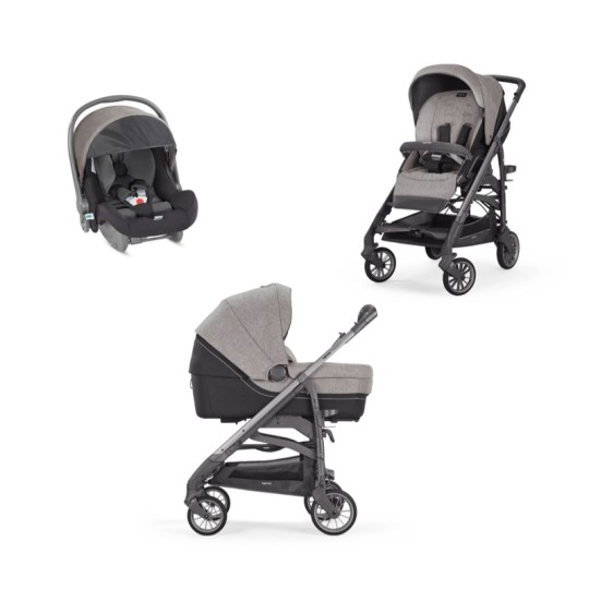 Inglesina - Sistema Quattro Trilogy + Huggy - Colore Inglesina: maui grey