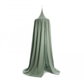 Nobodinoz - Baldacchino per letto 250x50 - Cotone Bio - Colori Nobodinoz: Eden Green