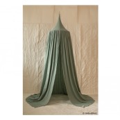 Nobodinoz - Baldacchino per letto 250x50 - Cotone Bio - Colori Nobodinoz: Eden Green