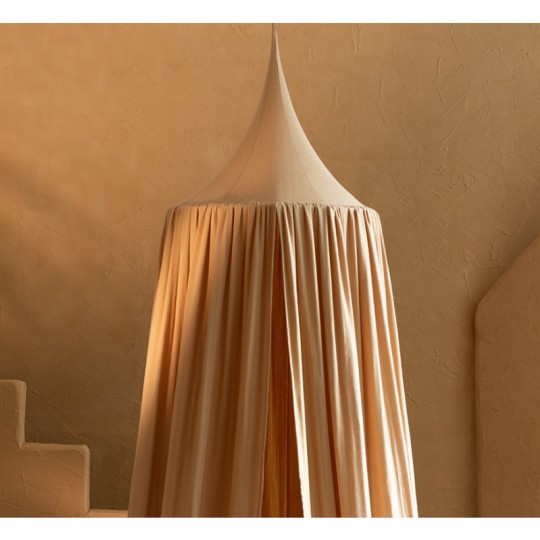 Nobodinoz - Baldacchino per letto 250x50 - Cotone Bio - Colori Nobodinoz: Nude