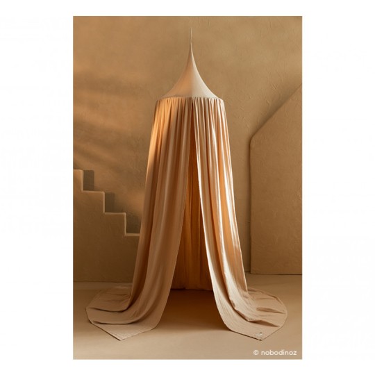Nobodinoz - Baldacchino per letto 250x50 - Cotone Bio - Colori Nobodinoz: Nude
