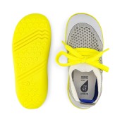 Bobux - Scarpine I-Walk Play Knit - Morbido Tessuto Elastico! - Taglia Scarpe: 24, Colore Bobux: Grey