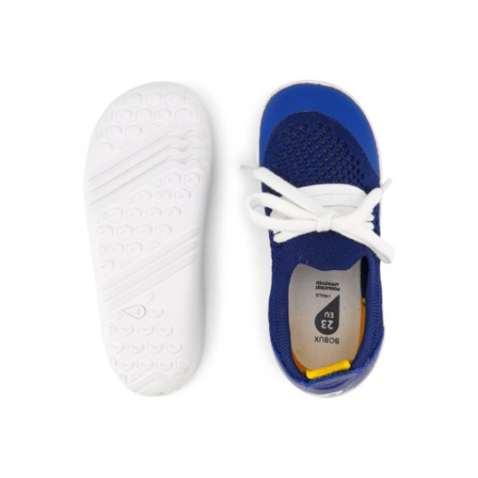 Bobux - Scarpine I-Walk Play Knit - Morbido Tessuto Elastico! - Taglia Scarpe: 23, Colore Bobux: Blueberry