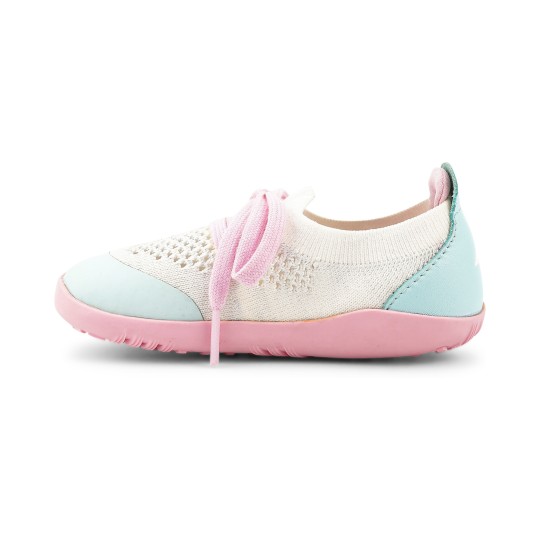 Bobux - Scarpine I-Walk Play Knit - Morbido Tessuto Elastico! - Taglia Scarpe: 23, Colore Bobux: Mist