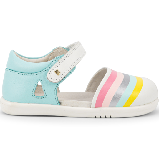 Bobux - Sandalo I-Walk Twist - Suola flessibile - Taglia Scarpe: 26, Colore Bobux: Mist