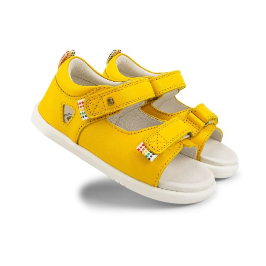 Bobux - Sandalo I-Walk Rise - Suola flessibile - Taglia Scarpe: 25, Colore Bobux: Yellow