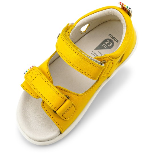 Bobux - Sandalo I-Walk Rise - Suola flessibile - Taglia Scarpe: 23, Colore Bobux: Yellow