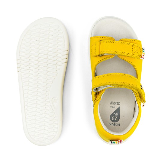 Bobux - Sandalo I-Walk Rise - Suola flessibile - Taglia Scarpe: 26, Colore Bobux: Yellow