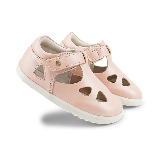Bobux - Sandalo Step-Up Zap II - Per i primi passi. - Taglia Scarpe: 19, Colore Bobux: Seashell Shimmer