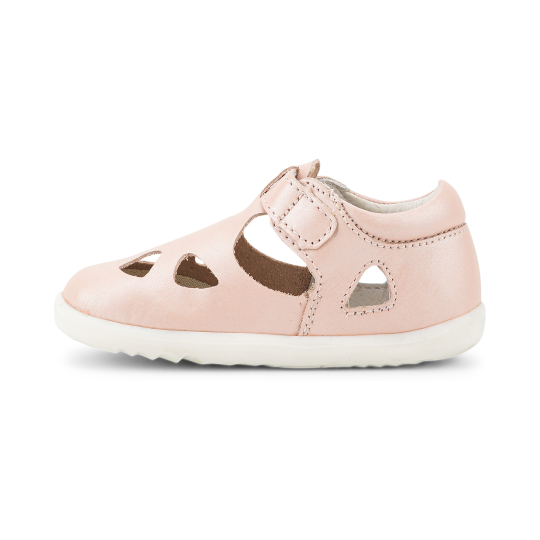 Bobux - Sandalo Step-Up Zap II - Per i primi passi. - Taglia Scarpe: 19, Colore Bobux: Seashell Shimmer