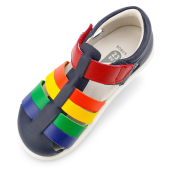 Bobux - Sandalo Step Up Tidal - Suola super flessibile! - Taglia Scarpe: 19, Colore Bobux: Navy Multi