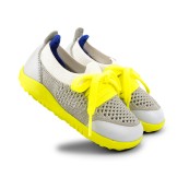 Bobux - Scarpina Step Up Play Knit - Morbido tessuto elastico! - Taglia Scarpe: 19, Colore Bobux: Grey