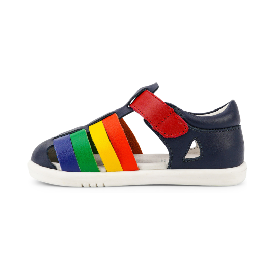 Bobux - Sandalo Step Up Tidal - Suola super flessibile! - Taglia Scarpe: 20, Colore Bobux: Navy Multi