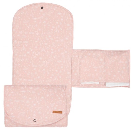 Little Dutch - Fasciatoio portatile - 100% Cotone - Colori Little Dutch: Wild Flower Pink
