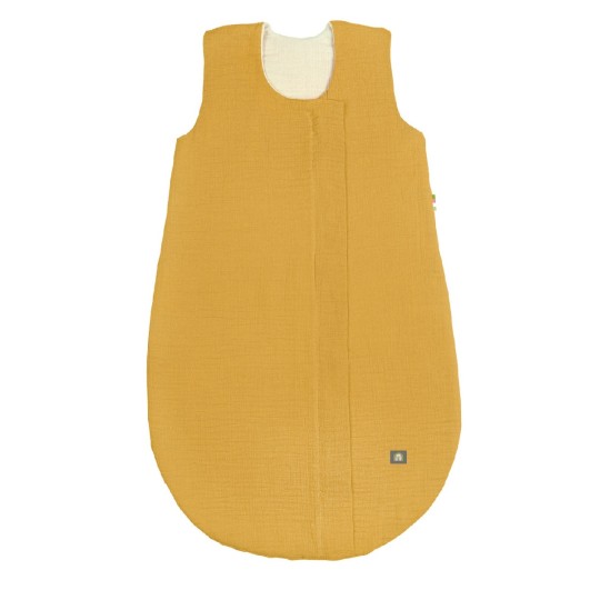 Baby Nest - Sacco Nanna in mussola Tog 0.5 (80cm) - Colori Baby Nest: Mustard