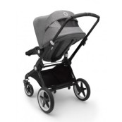 Bugaboo - Lynx completo - Passeggino + Navicella - Colori Bugaboo: Nero/Grigio Melange-Grigio Melange