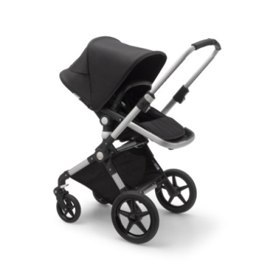Bugaboo - Lynx completo - Passeggino + Navicella - Colori Bugaboo: Aluminium/Nero-Nero