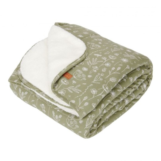 Little Dutch - Coperta morbida 70x100 - Colori Little Dutch: Wild Flower Olive