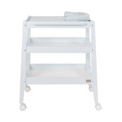 Dili Best - Mobile fasciatoio Natural - 100% Faggio - Colore: Azzurro