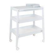 Dili Best - Mobile fasciatoio Natural - 100% Faggio - Colore: Azzurro