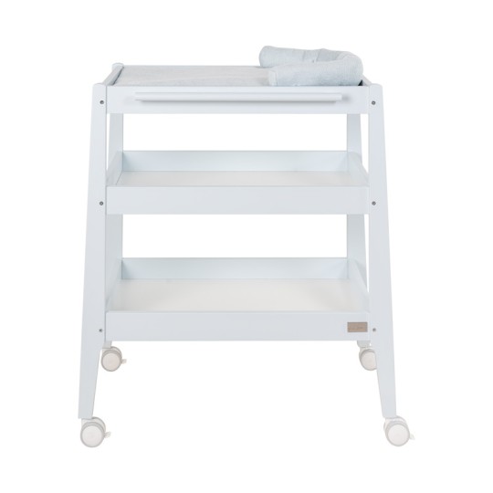 Dili Best - Mobile fasciatoio Natural - 100% Faggio - Colore: Azzurro