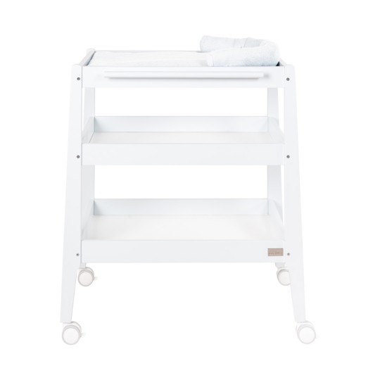 Dili Best - Mobile fasciatoio Natural - 100% Faggio - Colore: Bianco