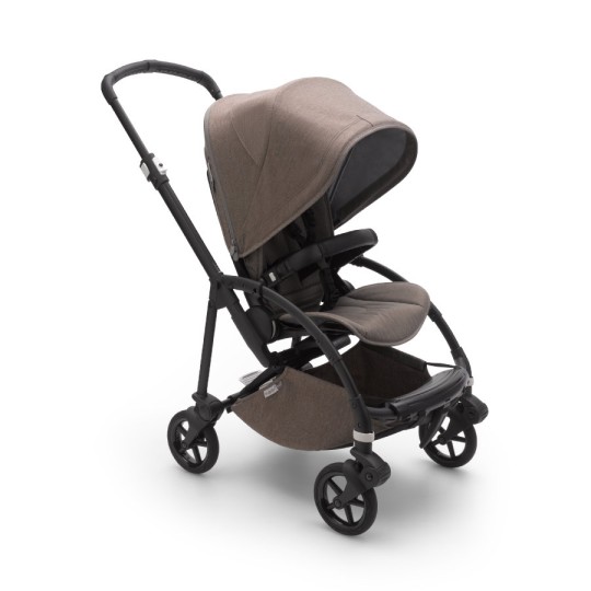 Bugaboo - Passeggino Bee6 - Passeggino da città leggero e compatto - Colori Bugaboo: Nero/Tortora - Tortora