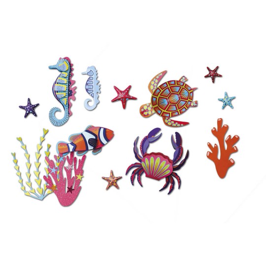 Janod - Giochi creativi 4 animali marini in 3D