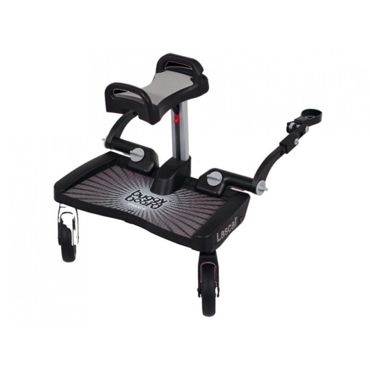 Lascal - Pedana Buggy Board Maxi Grigia con sedile
