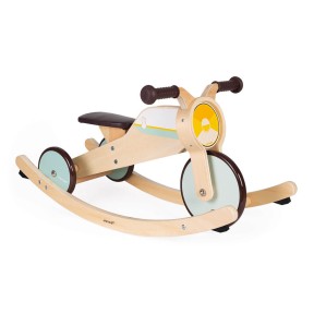 Janod - Triciclo 2 in 1 - In legno