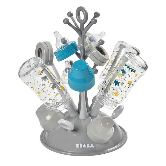 Béaba - Scola Biberon Albero - Impila fino a 6 Biberon - Colore: Grigio