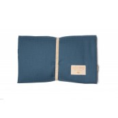Nobodinoz - Materasso fasciatoio da viaggio Mozart - Cotone bio - Colori Nobodinoz: Night Blue