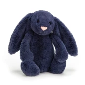 Jellycat - Peluche Coniglio Bashful Navy - Taglie Jellycat: M