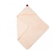 Nobodinoz - Accappatoio a triangolo 73x73 So Cute - Cotone Biologico. - Colori Nobodinoz: Pink