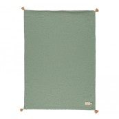 Nobodinoz - Copertina Estiva 100x70cm - Mussola di cotone Bio - Colori Nobodinoz: Eden Green