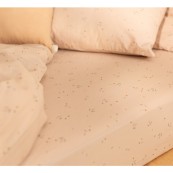 Nobodinoz - Lenzuolo sotto con angoli 70x140 - Cotone Bio - Colori Nobodinoz: Willow Dune
