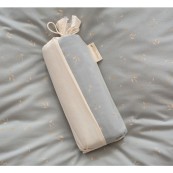 Nobodinoz - Lenzuolo sotto con angoli 70x140 - Cotone Bio - Colori Nobodinoz: Willow Soft Blue