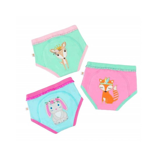 Zoocchini - Mutandine di apprendimento 3/4 Anni - Training Pants - Disegno: Principessa