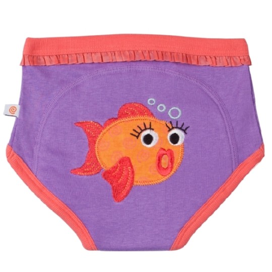 Zoocchini - Mutandine di apprendimento 3/4 Anni - Training Pants - Disegno: Oceano bimba